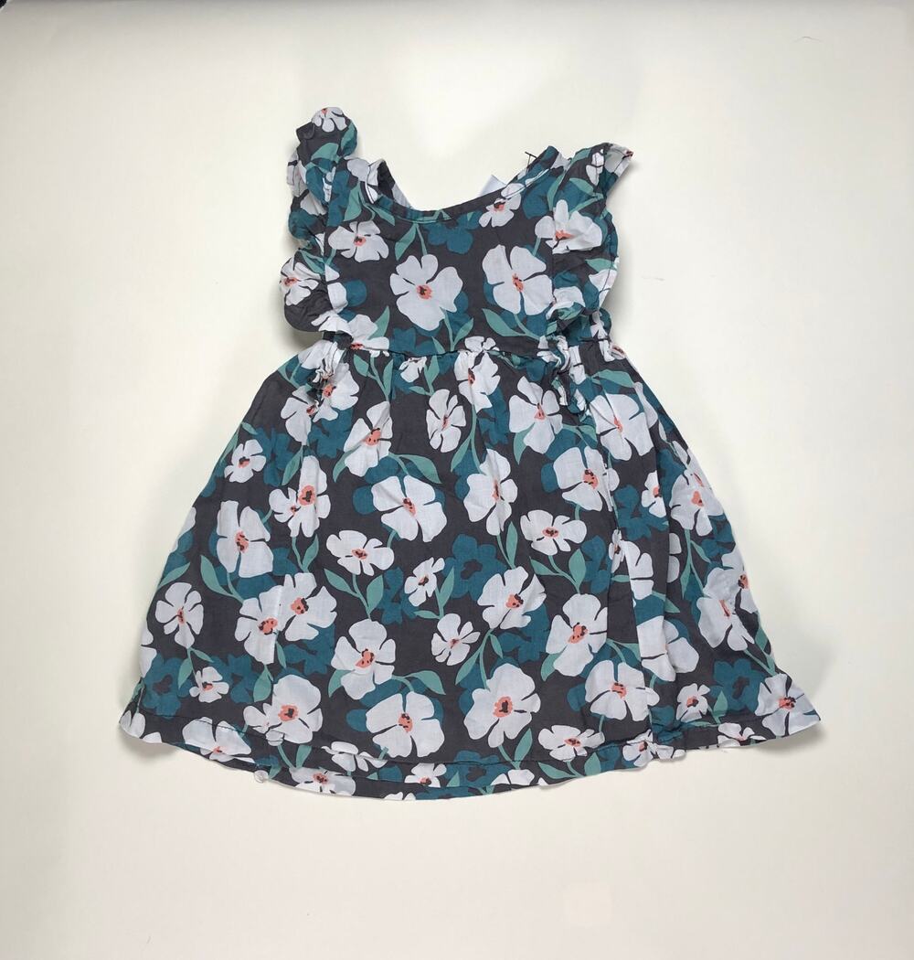 OLD NAVY GIRLS FLORAL DRESS SIZE 18/24M
